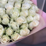 Букет из 51 белой розы (Кения) — вид 3